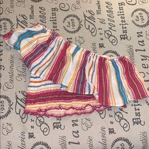 Off the shoulder crop top